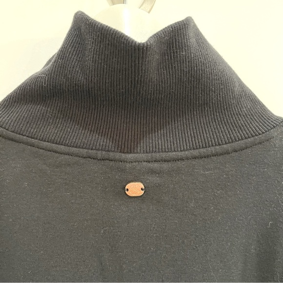 Woman’s XL - GAIAM Aura Mock Neck Quarter Zip Pullover | Sweatshirt | Black - Picture 4 of 9